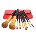 luxury Lady Makeup Brushes 9pcs set Wolf Goat Hair Blusher Lip Brushes Set