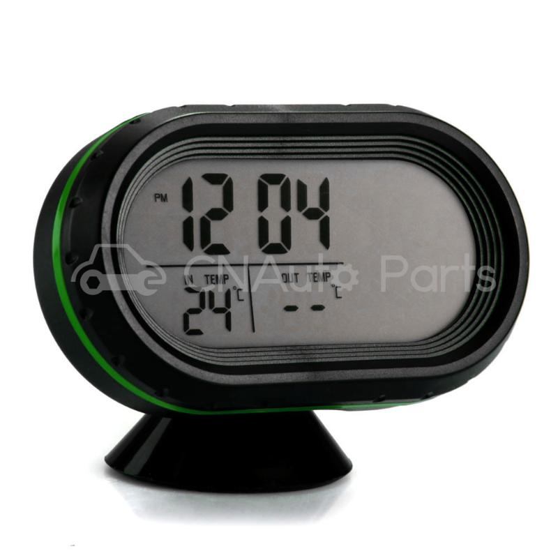 CARCHET Car Back Light Backlight Green LED Display Clock Voltmeter Thermometer Meter