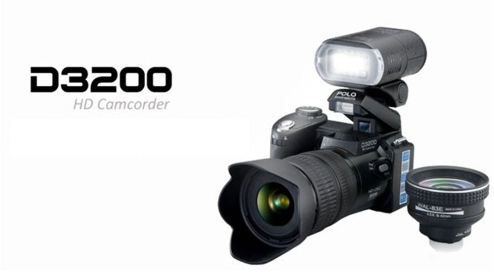 PROTAX D3200 digital camera 16 million pixel camera Professional SLR camera 21X optical zoom HD LED