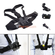 Adjustable Chest Mount Harness Belt Strap Accessories Kit For Sony Action Cam