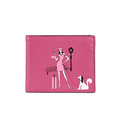 Famous Brand Fashion Genuine Leather Thin Wallet New Cartoon Print High Quality Cowhide Foldable Money Clip