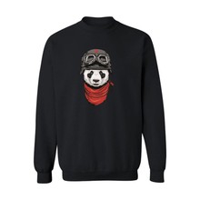 Cute Panda Design Mens Long Sleeve Hoodies Mens Hip Hop Hoodies and Harajuku Sweatshirt Men XXL