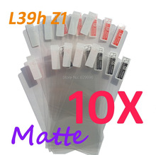 10pcs Matte screen protector anti glare phone bags cases protective film For SONY L39h Xperia Z1
