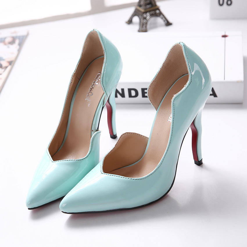 Compare Prices on Light Blue Cut Out Pumps- Online Shopping/Buy ...