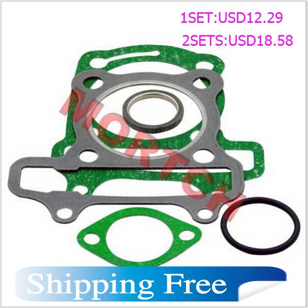 font b GY6 b font Half Gasket 125cc for Scooter ATV Go Karts Moped Free