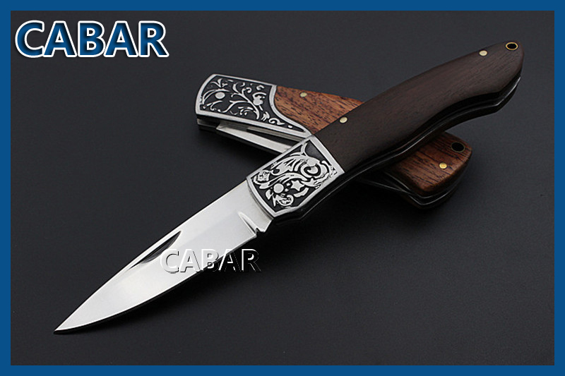 Cabar 2015 New Arrival 80 mm Single Blade Hunting Camping Diving Outdoor Knife Top Quality Fold