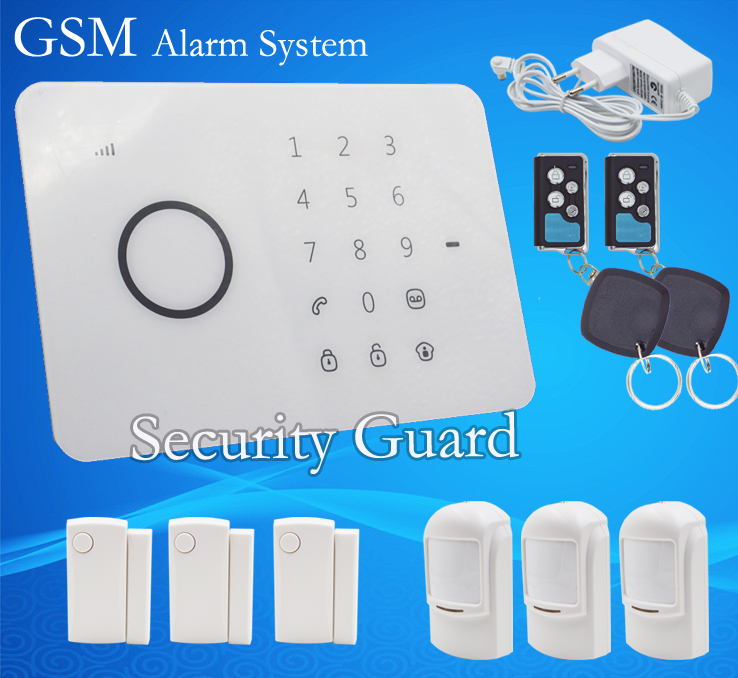 Free Shipping Wireless RFID SMS GSM Alarm System ...