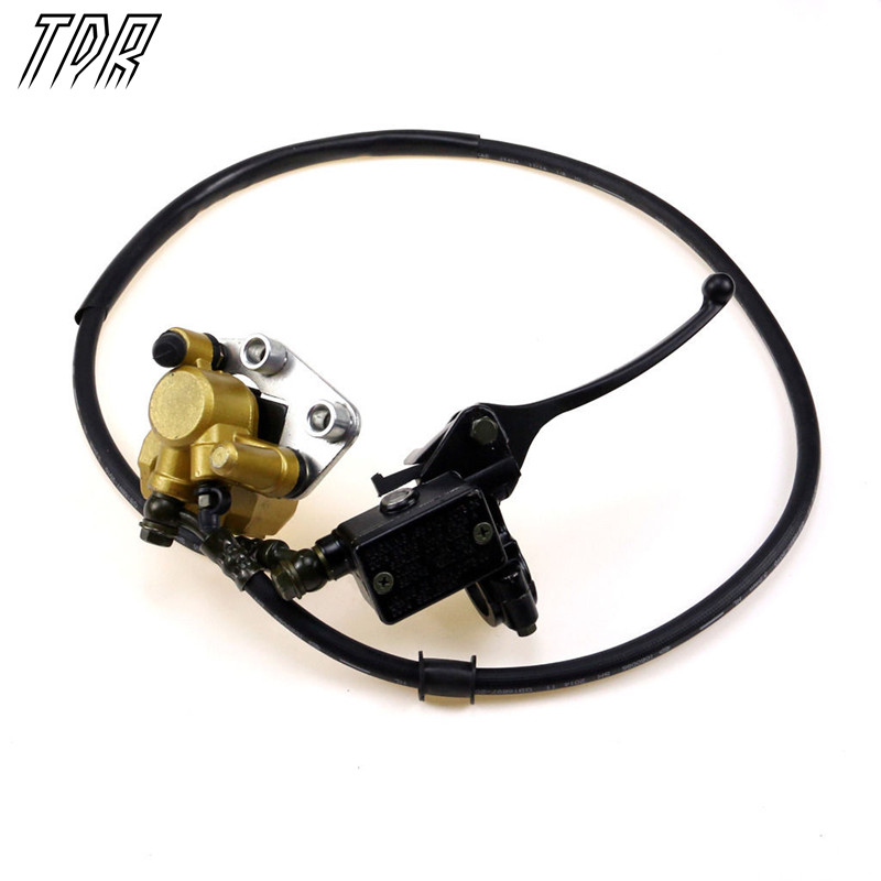 TDR Motorcycle Parts Hydraulic Disc Brake Calipers Pad System 125cc Quad Dirt Bike Dune Buggy for Go Kart HHY