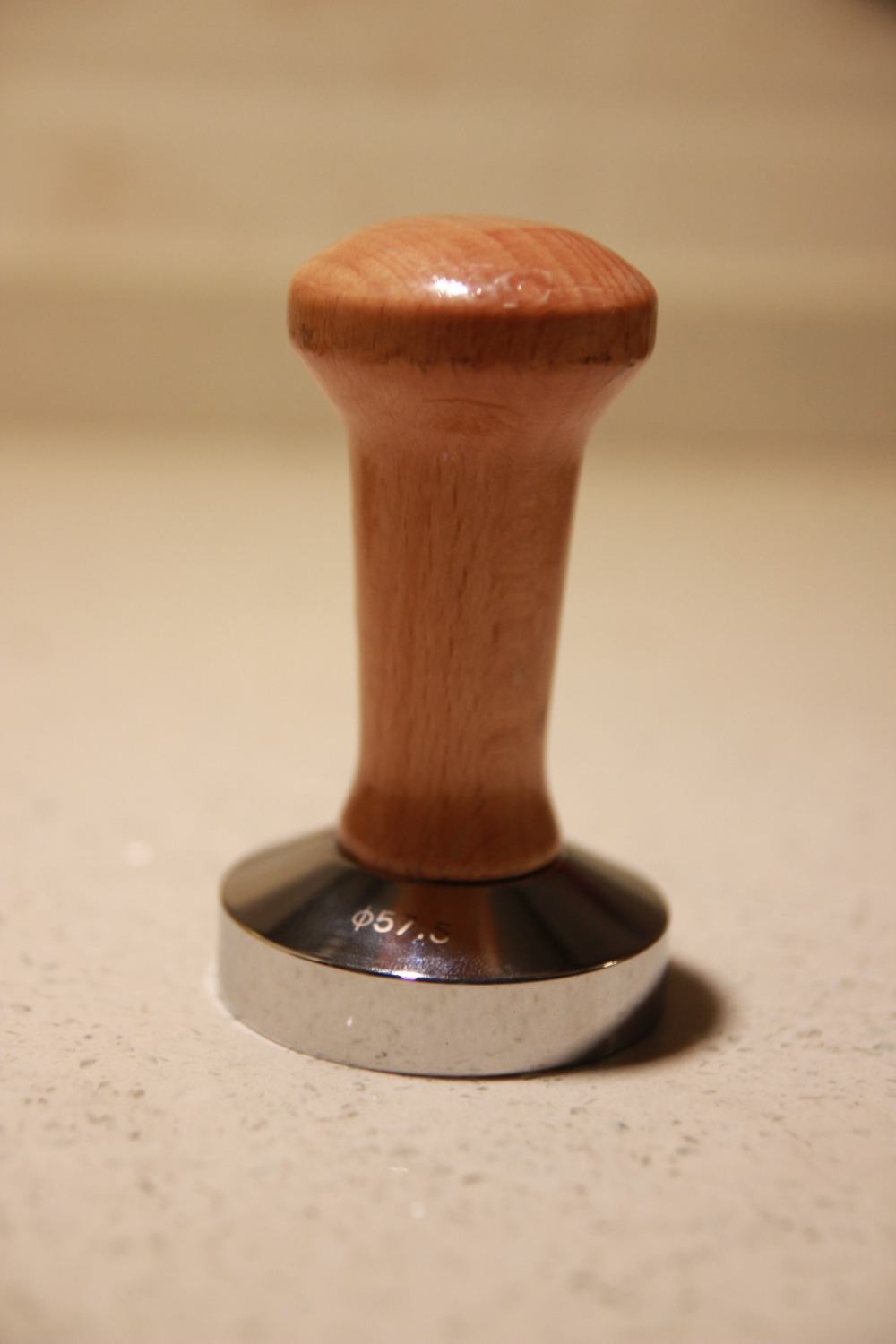 Stainless Steel Barista Espresso Tamper 57.5mm Base