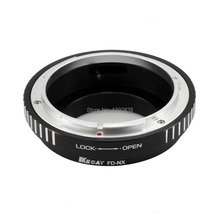 High-Precision FD-NX lens adapter for Canon FD lens and For Samsung NX camera body NX Camera Adapter-Black+Sliver