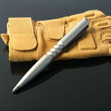 Multi-functional Tactical Self Defense Pen Survival Portable Outdoor Tool Aluminum Alloy Black Color