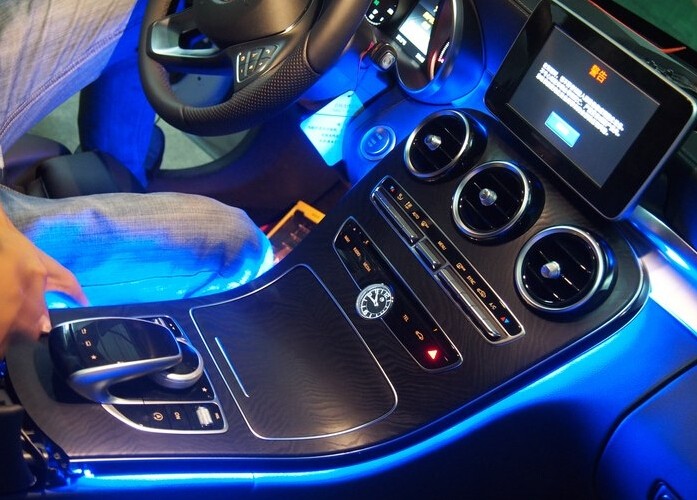 Novovisu For Mercedes Benz C Mb W205 Or Glc 2014 2015 2016 2017 Dashboard Interior Oem Atmosphere Advanced Ambient Light