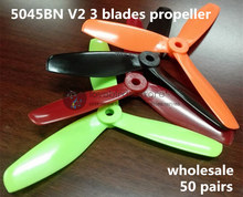 wholesale Dynamic Balancing 5045BN V2 multirotor special mini propeller 5-inch 3 blades for DIY FPV racing mini drone QAV250