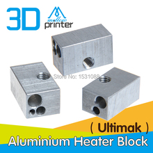 5PCS 3D Printer Accessories Aluminium Heater Block For Ultimaker Extruder Hot End 25 15 12mm