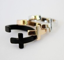 New Fashion jewelry cross ring finger for women girl R491