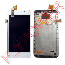 For ZOPO 9520 ZP998 lcd display+touch screen digitizer assembly black by free shipping