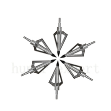 18pcs archery arrow arrowhead 100 grain fiberglass arrow broadhead 3 blades screwing on carbon arrow for