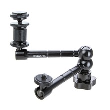 Koolertron 11″ inch Aluminum Articulating Magic Arm for mounting HDMI Monitor LED lights Camera