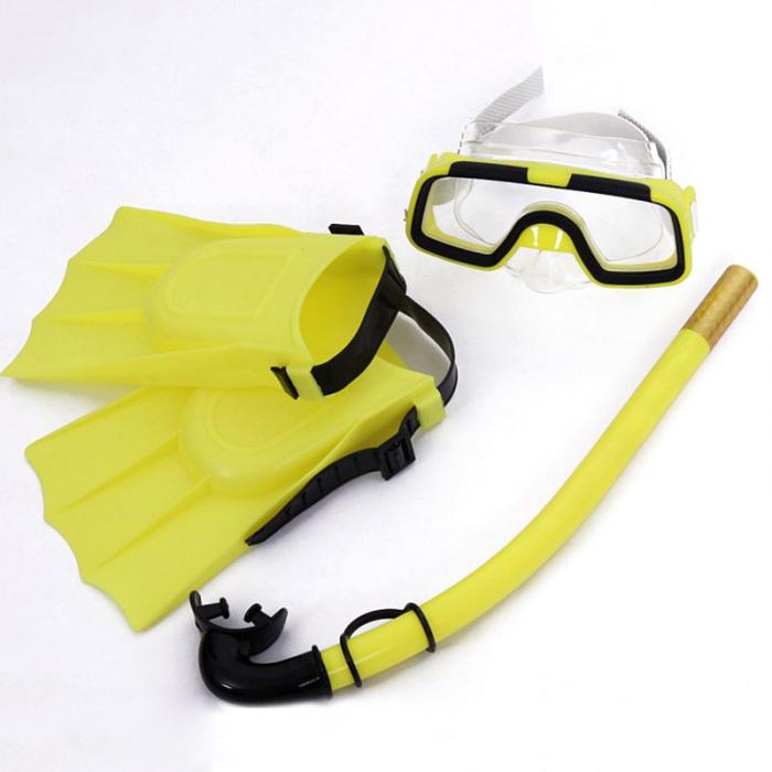 Description Picture 6 of itemChildren Diving Mask Set Anti-Fog Swimming Goggle Masks Snorkel Fins Kit for Kids Boys Girls FK88