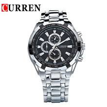 New Brand Curren Luxury Full Stainless Steel Strap Analog Date Men s Quartz Watch Casual Watch