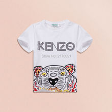 100% cotton 2016 top quality baby boys tops causal brand design boys fashion t shirts short sleeve kids Letter Italy luxury girl