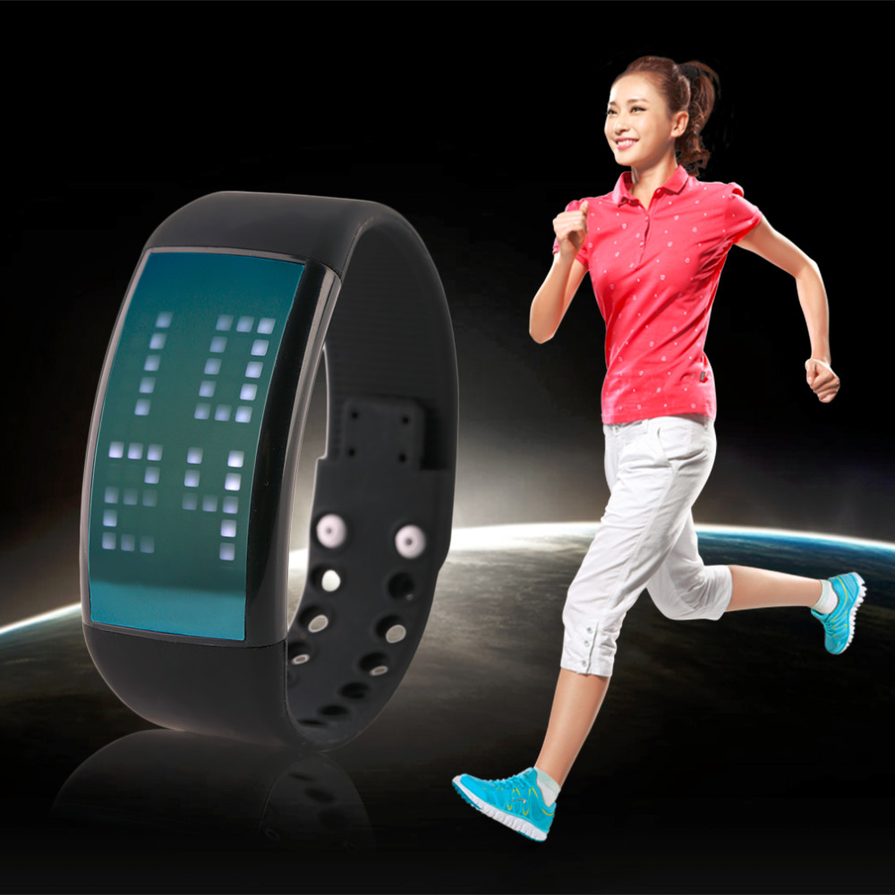 Wholesale New W4e Intelligent 3d Pedometer Watch Smart Band Silicone