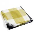 2016 New Arrival Fashion Hot Sale Women Winter Cozy Yellow Tartan Plaid Scarf Blanket large wrap