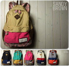 30PCS/lot Womens Canvas Backpack