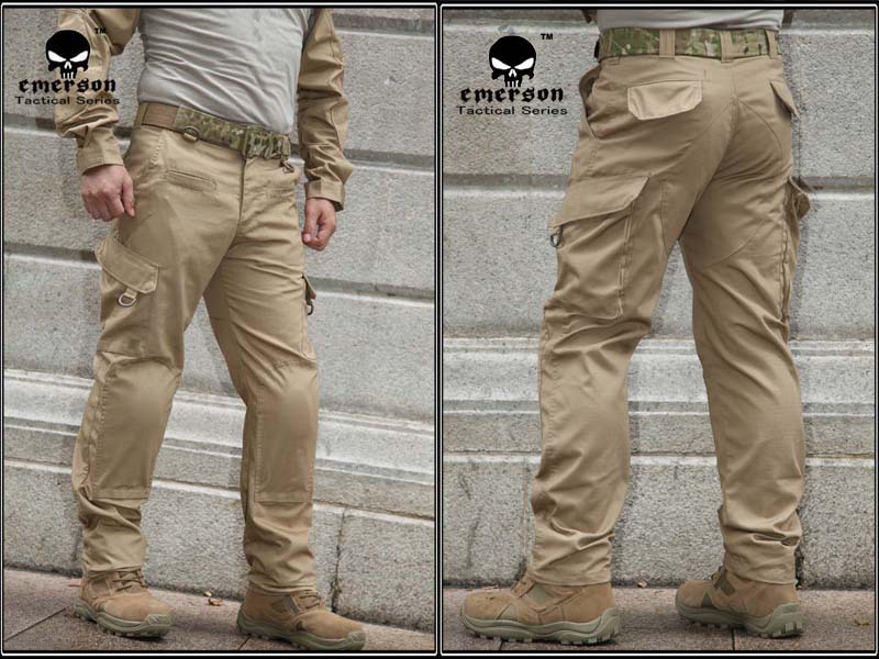 tan training pants