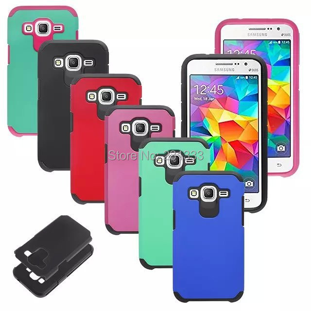 Phone Cases For Samsung Galaxy Core Prime G360/For HTC Desire 626 626w 626d Armor Hybrid Layer 2 in 1 Case Back Skin Cover 50pcs