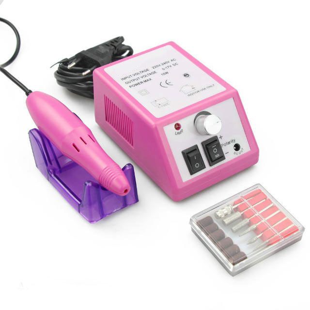 wholesale High quality 298 Electric Nail drill manicure machine Pedicure tool Nail File Grinding Tool 24sets/lot free shipping