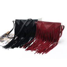 2016 New Brand designer women bag soft leather fringe crossbody bag shoulder women messenger bags crossbody bags for women