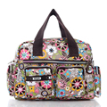 Stylish Print Casual Handbag Waterproof Floral Cloth Women Hand held Crossbody Bag Ladies Trendy Lovely Durable
