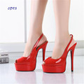 Crossdresser Plus 40 45 46 47 48 Zapatos Mujer Summer Stiletto Platform Sandals 16cm Thin High