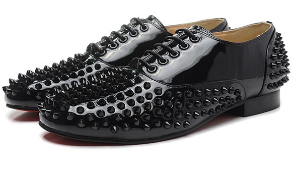 2015 red bottom shoes for men with spikes men shoes flat men dress ...