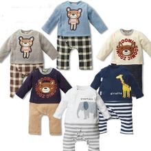 Cute Bear Animal Baby Rompers Long Sleeves Baby Girls Clothing Cartoon Jumpsuit Kids Newborn Carters Baby Boy Clothes Roupas
