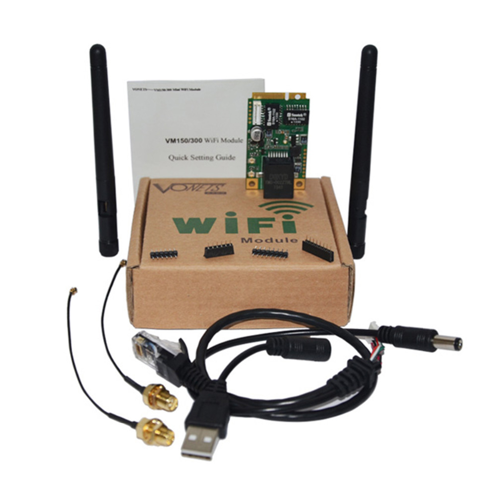 Vonets VM300 802.11b / g / n Wi-Fi    DIY Wi-Fi  /  -  + 