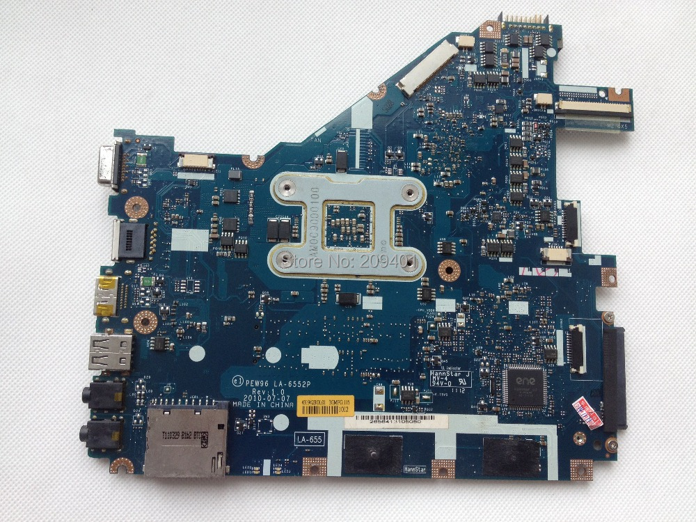 For ACER Aspire 5552 Laptop Motherboard Mainboard MBR4602001 LA-6552P Integrated DDR3 Fully tested all functions Work Good