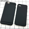 Fashion Simple Black White Matte Soft TPU Slim Back Cover for Apple IPhone 6 6s 5
