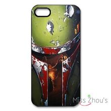 Boba fett star war Protector back skins mobile cellphone cases for iphone 4/4s 5/5s 5c SE 6/6s plus ipod touch 4/5/6