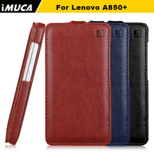 Lenovo a850 plus case new 2014 original cell phone s cases for Lenovo a850+ A850 plus 5.5 leather flip cover free shipping