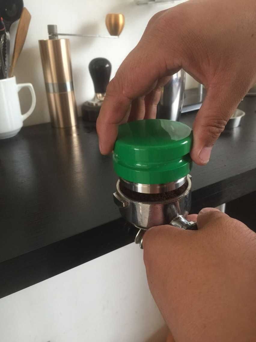 AED used Tamper Coffee Professional FeiC Stop118 Steel United Adjustable WBC Barista champion Arab Espresso 51/58mmStainless Emirates discount Smart Arab for Dirham base 1pc Dirham Feichanpion Emirates Last United 3 AED used Tamper Coffee 3