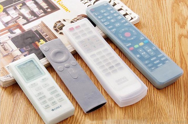 Description Picture 3 of item1PC Silicone TV Remote Control Cover Case Video Audio Air Condition Remote Control Protector Pouch Waterproof Protective Cover