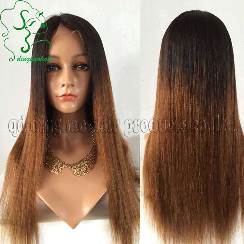 Ombre Yaky | ombre italian yaki silk top lace wig 1b 30 brazilian Ombre Yaky | ombre italian yaki silk top lace wig 1b 30 brazilian