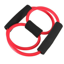 Resistance Training Bands Tube Workout Exercise For Yoga 8 Type Fashion Body Building Fitness Equipment Tool