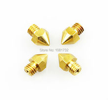Freeshipping 10PCS Lot Reprap Prusa i3 3D Printer 0 3mm Extruder Brass Nozzle Print Head for