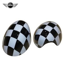 2014 MINI Cooper F56 F55 Side Rear View Mirror Cover Union jack and checkered