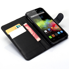 Free shipping 1pcs High quality PU leather explay fresh case cellphone protective flip cover case for