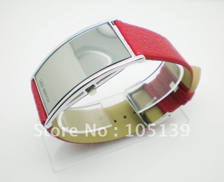 Free Shipping Wholesale New leather sports Watch,quartz watch,wrist watch,led watch