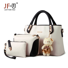 ladies composite bag women pu leather purses and handbags fashion patchwork bags womens borse da donna marche famose